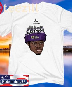 Lamar Jackson King Work Shirts - Baltimove Ravens