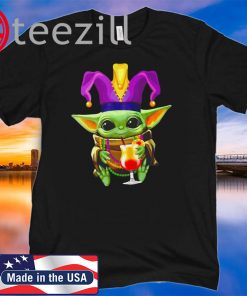 Mardi Gras Baby Yoda 2020 Tee Shirt