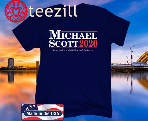 Michael Scott 2020 Election Funny The Office Worlds Best Boss Mens Shirts
