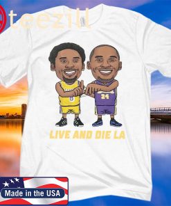 NBA Los Angeles Lakers Kobe Bryant "Live and Die LA" T-Shirt