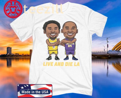 NBA Los Angeles Lakers Kobe Bryant "Live and Die LA" T-Shirt