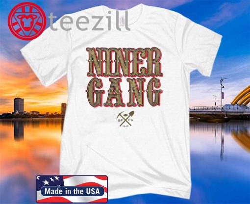NINER GANG White Color T-shirt San Francisco 49ers