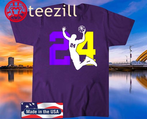 Number 8 and # 24 Basketball Sport Memorial Gift T-Shirt