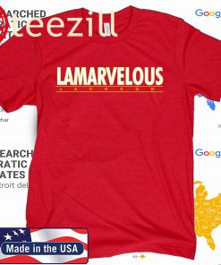 Official Lamar Jackson Lamarvelous Official Tee Shirt