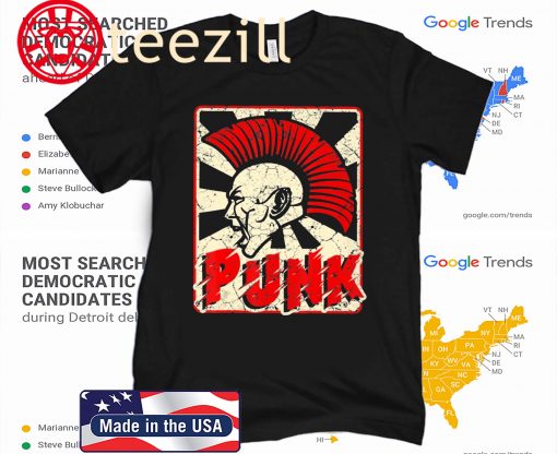 Punk Rock Skull Skeleton Rocker Fans Tee Shirt