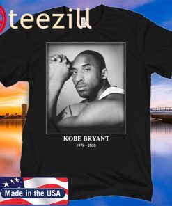 Rip Kobe Bryant 1978-2020 number 24 signature Tshirt