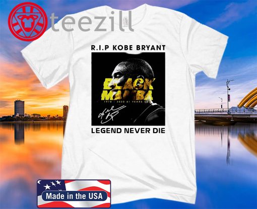 Rip Rip Kobe Bryant greatest of all time 1978-2020 Tshirt