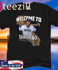 San Diego Padres Manny Machado “Welcome To San Diego” T-Shirt