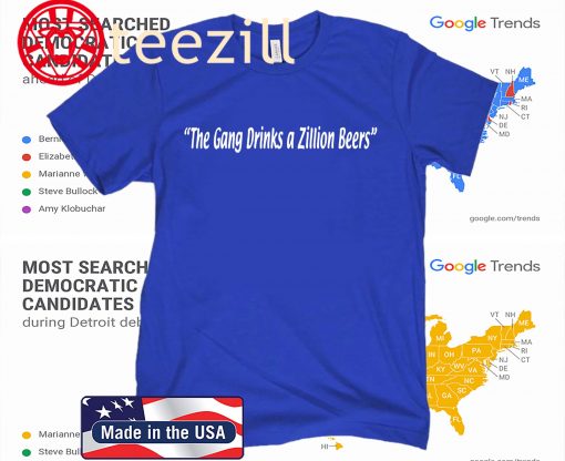 THE GANG ZILLION BEERS TSHIRT
