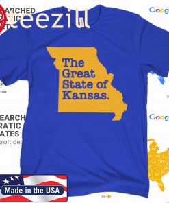 The Great State Of Kansas T-Shirt Limited Edition