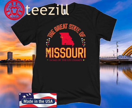 The Great State of Missouri KC Football Gift Shirt