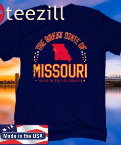 The Great State of Missouri KC Football Gift Shirts