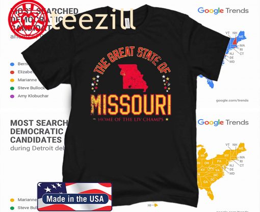 The Great State of Missouri T-Shirt - KC Football T-Shirt