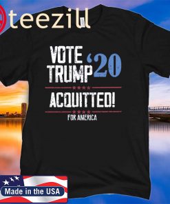 Vote Trump 2020 Acquitted T-Shirt