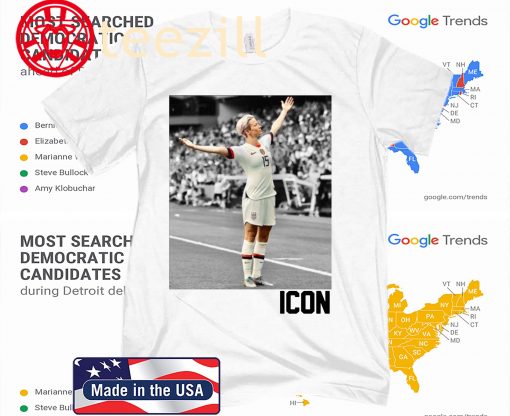 Womens Megan Rapinoe Icon US Womens Soccer Shirt