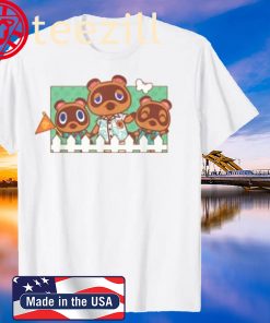 Animal Crossing New Horizons Nook Family Portrait T-Shirt
