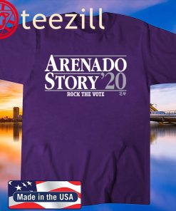 Arenado Story 2020 Rock The Vote T-Shirt