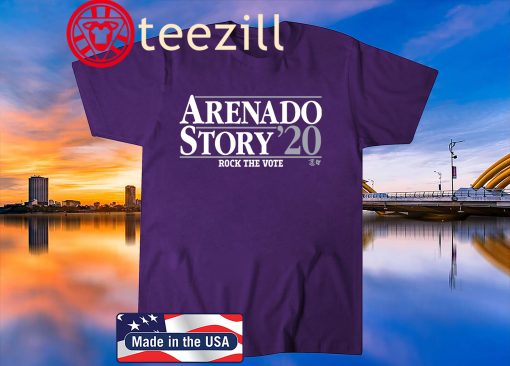 Arenado Story 2020 Rock The Vote T-Shirt