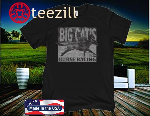 BIG CAT'S HORSE RACING TEE SHIRT