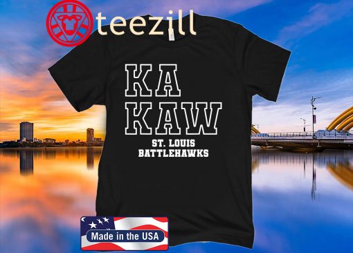 Battlehawks Football Ka Kaw St. Louis T-Shirt