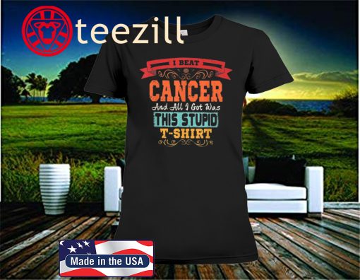 CANCER RETRO AWARENESS SURVIVOR GIFT SHIRT