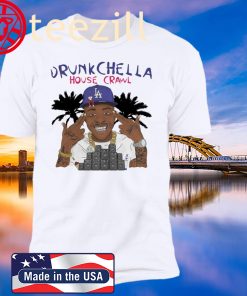 Drunk Chella House Crawl La Shirt Limited Edition