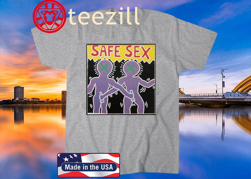 Harry Keith Haring Aids Safe Sex For Shirt - Image 2