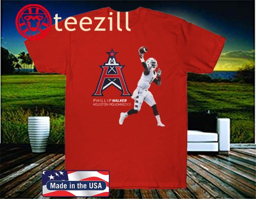 Houston Roughnecks Football Phillip Walker T-Shirt