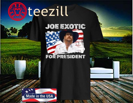 Joe Exotic for President 2020 Flag Tiger King Classic TShirt