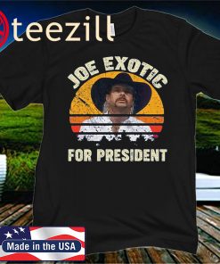 Joe Exotic for President 2020 Vintage Sunset Tiger King Shirt