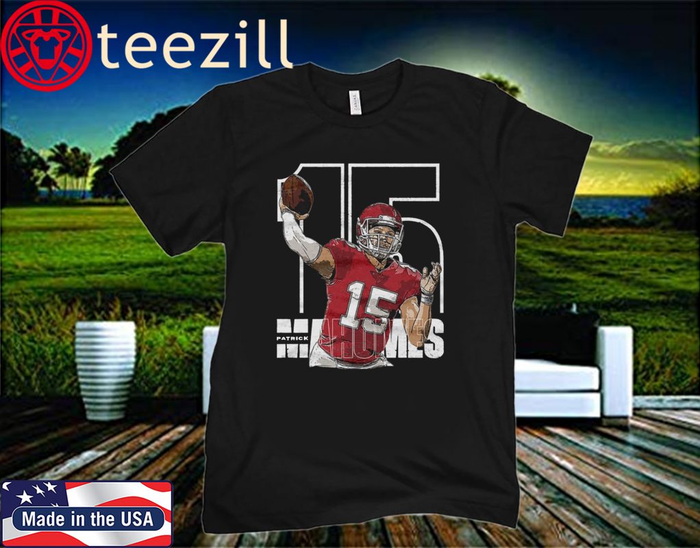 PATRICK MAHOMES OUTLINE T-SHIRT - teezill