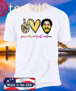 Peace love Post Malone Shirt Limited Edition