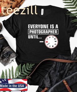 Photographer Shirt, Photography Shirt, Camera Lover T Shirt, Photography Lover, Everyone Is A Photographer Until Manual Mode, Unisex Tee