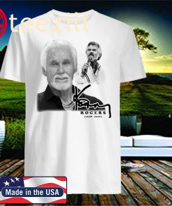 The RIP Kenny Rogers 1938-2020 signature T-shirt