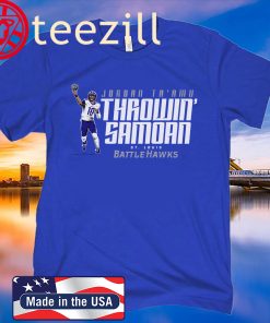 Throwin' Samoan St Louis Battlehawks T-Shirt