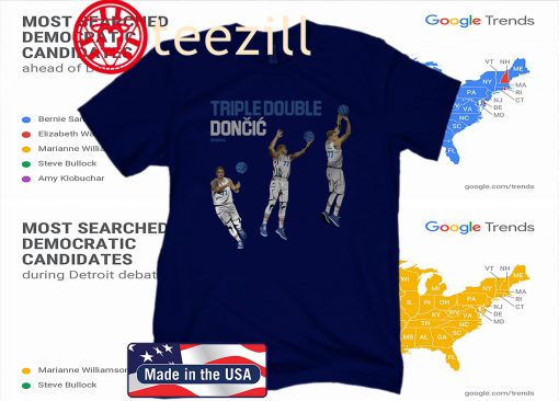 Triple Double Doncic Shirts, Dallas - NBPA Licensed