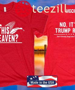 U.S IS THIS HEAVEN ? - NO, IT'S A TRUMP RALLY SHIRT
