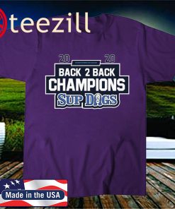 2020 CHAMPIONS BACK 2 BACK SUP DOGS CLASSIC T-SHIRT
