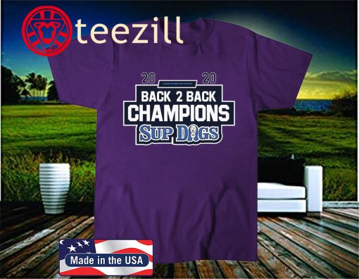 2020 CHAMPIONS BACK 2 BACK SUP DOGS CLASSIC T-SHIRT