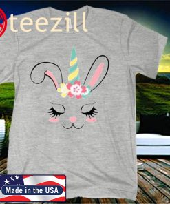 Bunnycorn Easter Bunny Rabbit Face Unicorn Kids 2020 Shirt