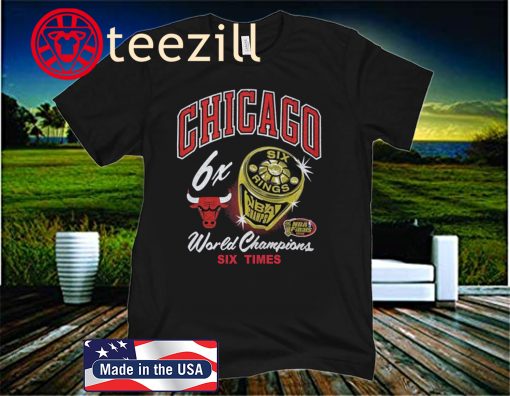 Chicago Bulls Bling Rings Vintage T-Shirt