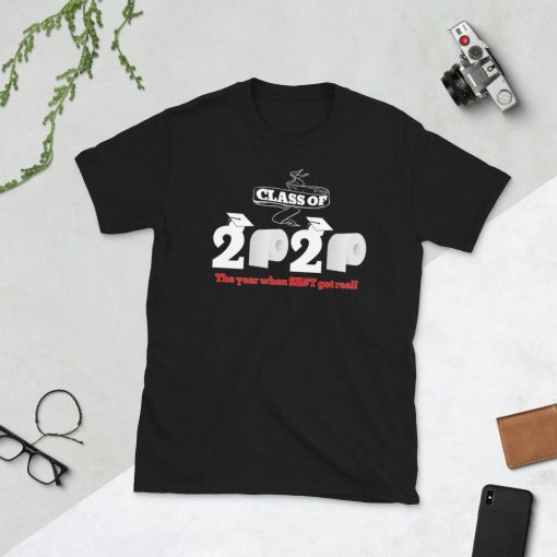 Class of 2020 Funny Graduation The Year that Sh#t Got Real Gift Congrats Toilet Paper Shirt