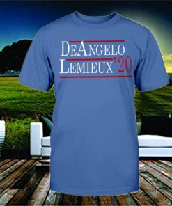 DEANGELO LEMIEUX 2020 T- SHIRT - MARIO LEMIEUX AND TONY DEANGELO - NEW YORK RANGERS