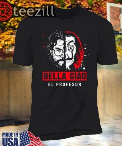 El-Profesor Bella Ciao Distressed Halloween 2020 Shirt