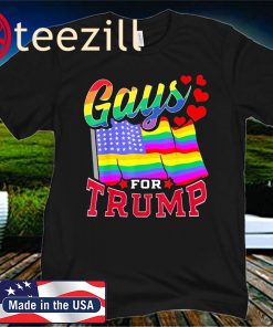 Gays For Trump Pride USA Flag LGBT 2020 Shirt