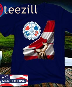 International Association of Machinists and Aerospace US Flag T-Shirt