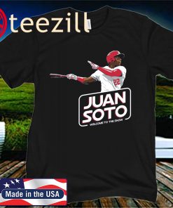 JUAN SOTO WELCOME TO THE SHOW SHIRT LIMITED EDITION