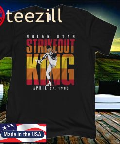 Nolan Ryan Shirt Strikeout King Houston Official