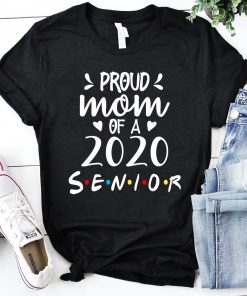 Proud Mom of a 2020 Senior Short-Sleeve Unisex T-Shirt- Senior Tshirts - Mom Shirt - Senior class of 2020 - Graduation Gift