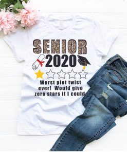 Senior 2020 Bad Review, Worst Plot Twist Ever, Seniors Graduation Gift, Class of 2020, Funny Distancing Shirt, Canceled, Social Friends Gift